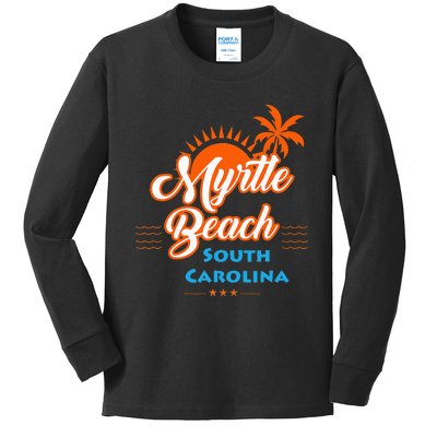 Myrtle Beach Sc Kids Long Sleeve Shirt