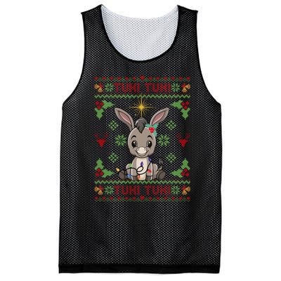 Mi Burrito Sabanero Mexican Funny Tuki Tuki Donkey Ugly Xmas Mesh Reversible Basketball Jersey Tank