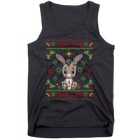 Mi Burrito Sabanero Mexican Funny Tuki Tuki Donkey Ugly Xmas Tank Top