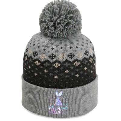 Mermaid Birthday Squad Party The Baniff Cuffed Pom Beanie