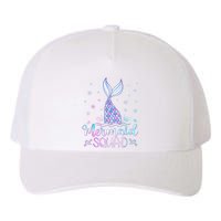 Mermaid Birthday Squad Party Yupoong Adult 5-Panel Trucker Hat