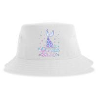 Mermaid Birthday Squad Party Sustainable Bucket Hat