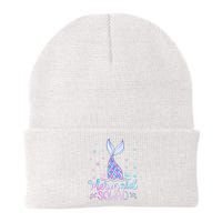 Mermaid Birthday Squad Party Knit Cap Winter Beanie