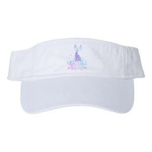 Mermaid Birthday Squad Party Valucap Bio-Washed Visor