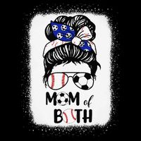Messy Bun Soccer Mom Baseball Mom Of Both Mothers Day Impact Tech Backpack
