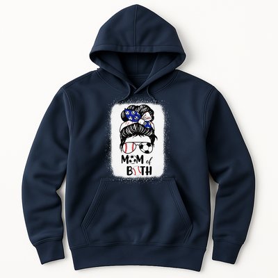 Messy Bun Soccer Mom Baseball Mom Of Both Mothers Day Hoodie
