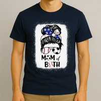 Messy Bun Soccer Mom Baseball Mom Of Both Mothers Day T-Shirt