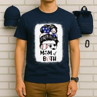 Messy Bun Soccer Mom Baseball Mom Of Both Mothers Day T-Shirt
