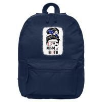 Messy Bun Soccer Mom Baseball Mom Of Both Mothers Day 16 in Basic Backpack