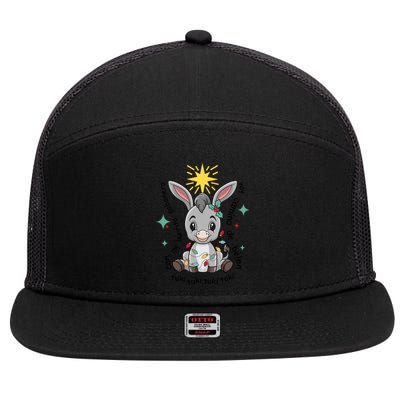 Mi Burrito Sabanero Mexican Tuki Tuki Donkey Latino Xmas 7 Panel Mesh Trucker Snapback Hat