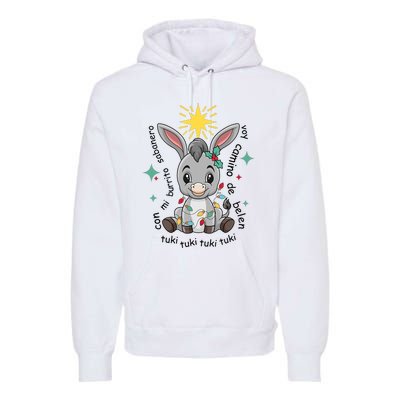 Mi Burrito Sabanero Mexican Tuki Tuki Donkey Latino Xmas Premium Hoodie