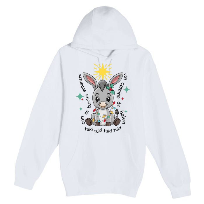 Mi Burrito Sabanero Mexican Tuki Tuki Donkey Latino Xmas Premium Pullover Hoodie