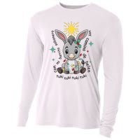 Mi Burrito Sabanero Mexican Tuki Tuki Donkey Latino Xmas Cooling Performance Long Sleeve Crew