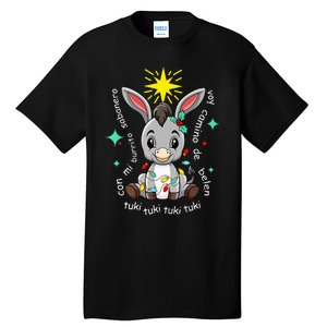 Mi Burrito Sabanero Mexican Tuki Tuki Donkey Latino Xmas Tall T-Shirt