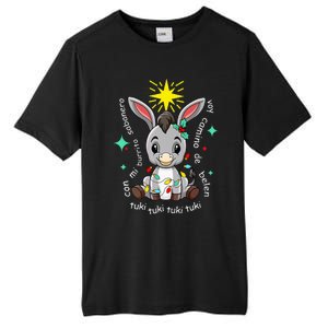 Mi Burrito Sabanero Mexican Tuki Tuki Donkey Latino Xmas Tall Fusion ChromaSoft Performance T-Shirt