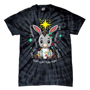 Mi Burrito Sabanero Mexican Tuki Tuki Donkey Latino Xmas Tie-Dye T-Shirt