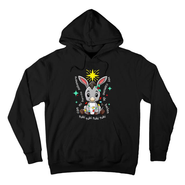 Mi Burrito Sabanero Mexican Tuki Tuki Donkey Latino Xmas Tall Hoodie