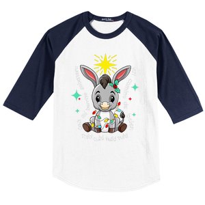 Mi Burrito Sabanero Mexican Tuki Tuki Donkey Latino Xmas Baseball Sleeve Shirt