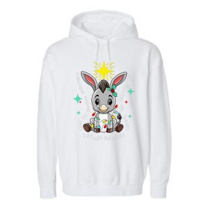 Mi Burrito Sabanero Mexican Tuki Tuki Donkey Latino Xmas Garment-Dyed Fleece Hoodie