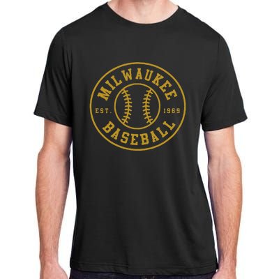 Milwaukee Baseball Seventh Inning Stretch Fan Gear Adult ChromaSoft Performance T-Shirt