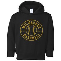 Milwaukee Baseball Seventh Inning Stretch Fan Gear Toddler Hoodie