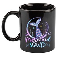 Mermaid Birthday Squad Party 11oz C Handle Ceramic Mug