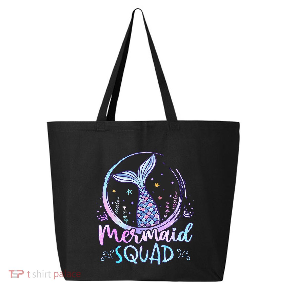 Mermaid Birthday Squad Party 25L Jumbo Tote