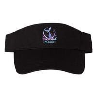 Mermaid Birthday Squad Party Valucap Bio-Washed Visor