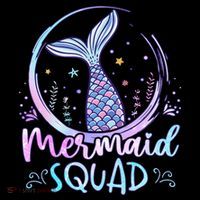 Mermaid Birthday Squad Party Kids T-Shirt