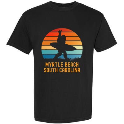 Myrtle Beach South Carolina Sasquatch Souvenir Garment-Dyed Heavyweight T-Shirt