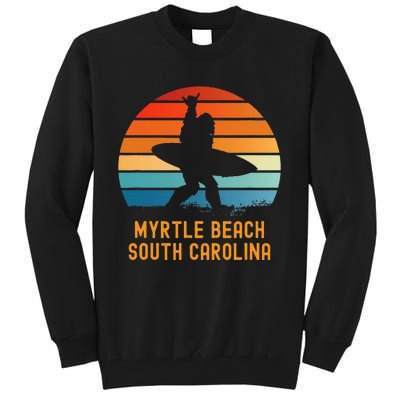 Myrtle Beach South Carolina Sasquatch Souvenir Tall Sweatshirt