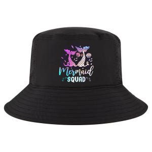 Mermaid Birthday Squad Party Girl Women Mermaid Cool Comfort Performance Bucket Hat