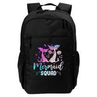 Mermaid Birthday Squad Party Girl Women Mermaid Daily Commute Backpack