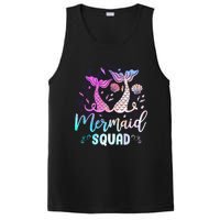 Mermaid Birthday Squad Party Girl Women Mermaid PosiCharge Competitor Tank