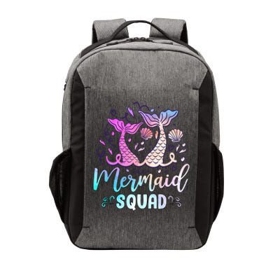 Mermaid Birthday Squad Party Girl Women Mermaid Vector Backpack