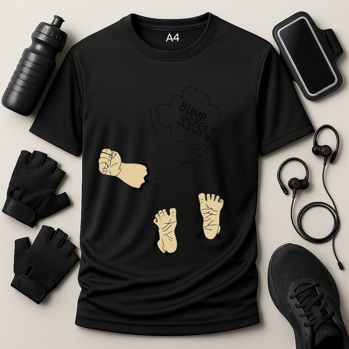 Maternity Bump Smash Cute And Funny Pregnancy Announcement Cooling Performance Crew T-Shirt