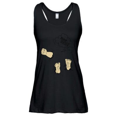 Maternity Bump Smash Cute And Funny Pregnancy Announcement Ladies Essential Flowy Tank