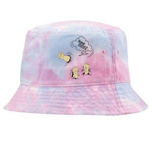 Maternity Bump Smash Cute And Funny Pregnancy Announcement Tie-Dyed Bucket Hat