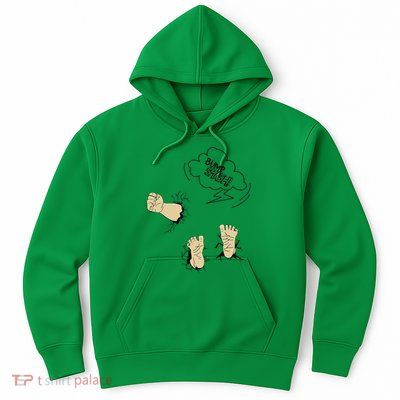 Maternity Bump Smash Cute And Funny Pregnancy Announcement Hoodie