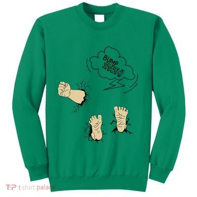 Maternity Bump Smash Cute And Funny Pregnancy Announcement Sweatshirt