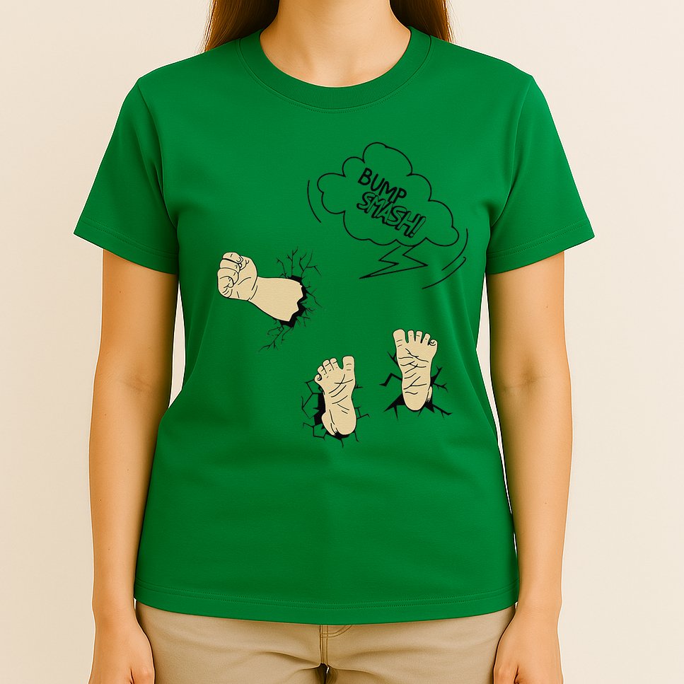 Maternity Bump Smash Cute And Funny Pregnancy Announcement T-Shirt