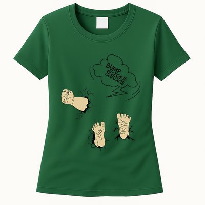 Maternity Bump Smash Cute And Funny Pregnancy Announcement Womens T-Shirt