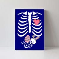 Mama Bunny Skeleton Bunny Easter Pregnant Mom Gift Canvas