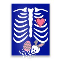 Mama Bunny Skeleton Bunny Easter Pregnant Mom Gift Poster