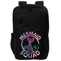 Mermaid Birthday Squad Party Impact Tech Backpack