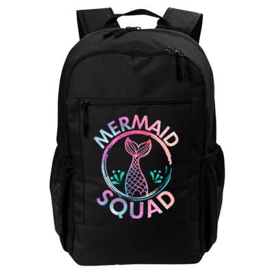 Mermaid Birthday Squad Party Daily Commute Backpack