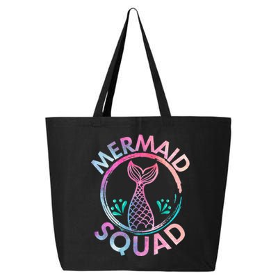 Mermaid Birthday Squad Party 25L Jumbo Tote