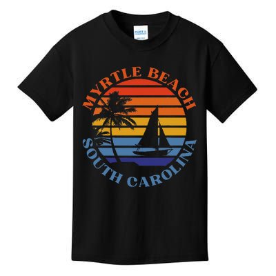 Myrtle Beach South Carolina Summer Vacation Kids T-Shirt