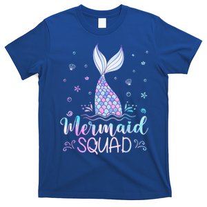 Mermaid Birthday Squad Party Women Mermaid T-Shirt