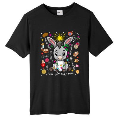 Mi Burrito Sabanero Mexican Christmas Donkey Spanish Xmas Tall Fusion ChromaSoft Performance T-Shirt